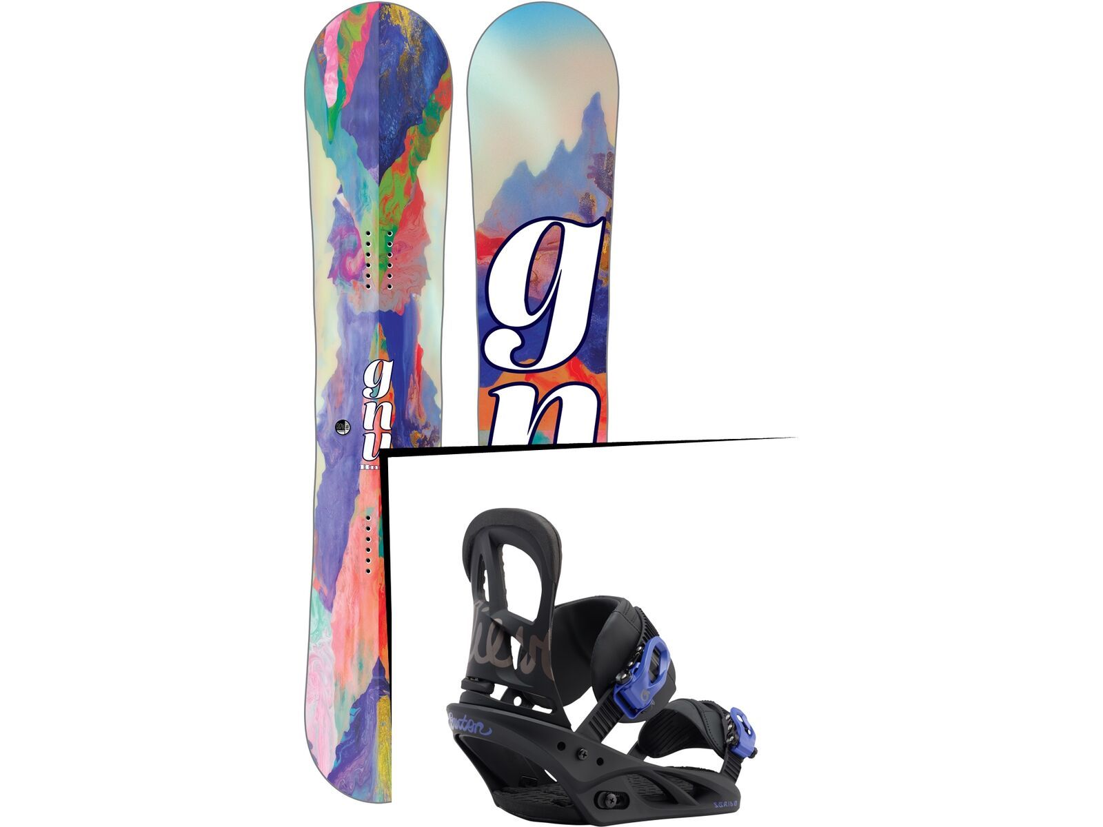 Set: Gnu B-Nice 2017 + Burton Scribe (1712908S) | Bild 1