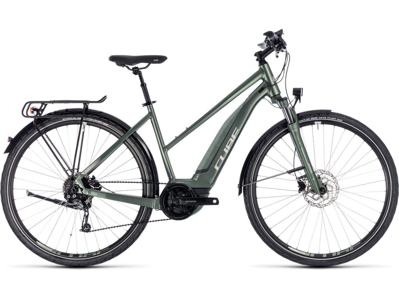 Cube Touring Hybrid ONE 400 Trapeze, frostgreen´n´silver | Bild 1