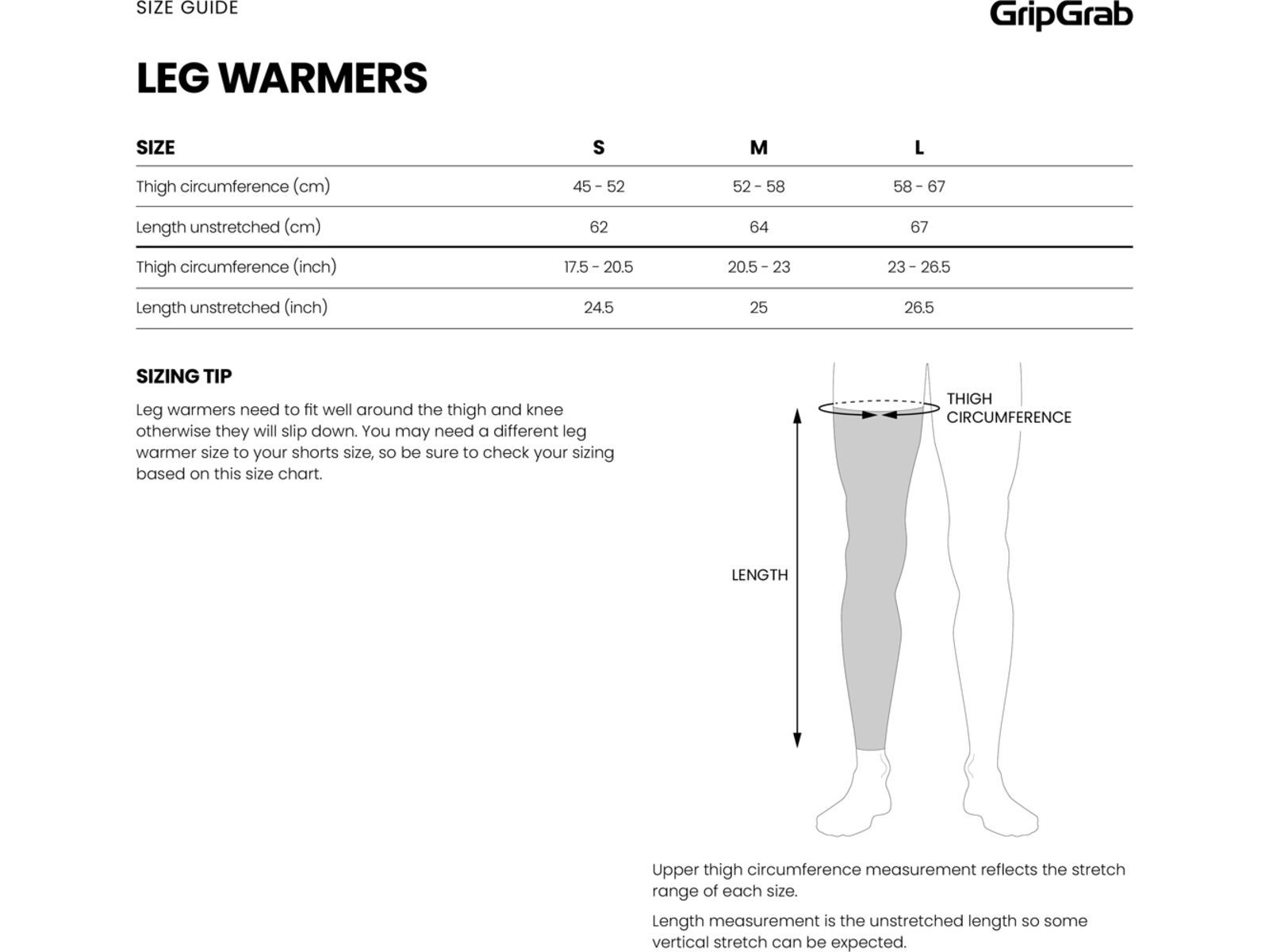 GripGrap PACR Thermal Leg Warmers, black | Bild 4