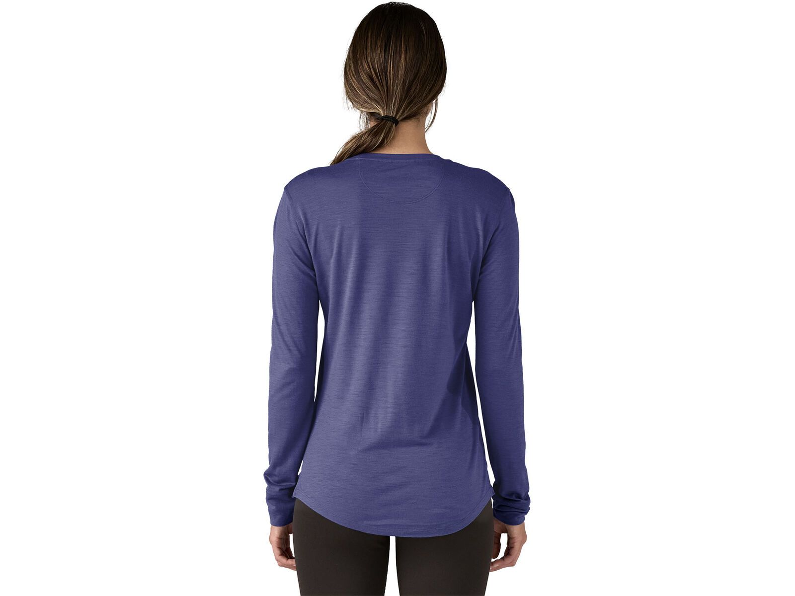 Patagonia Women's Long-Sleeved Capilene Cool Merino Graphic Shirt, solstice purple | Bild 3