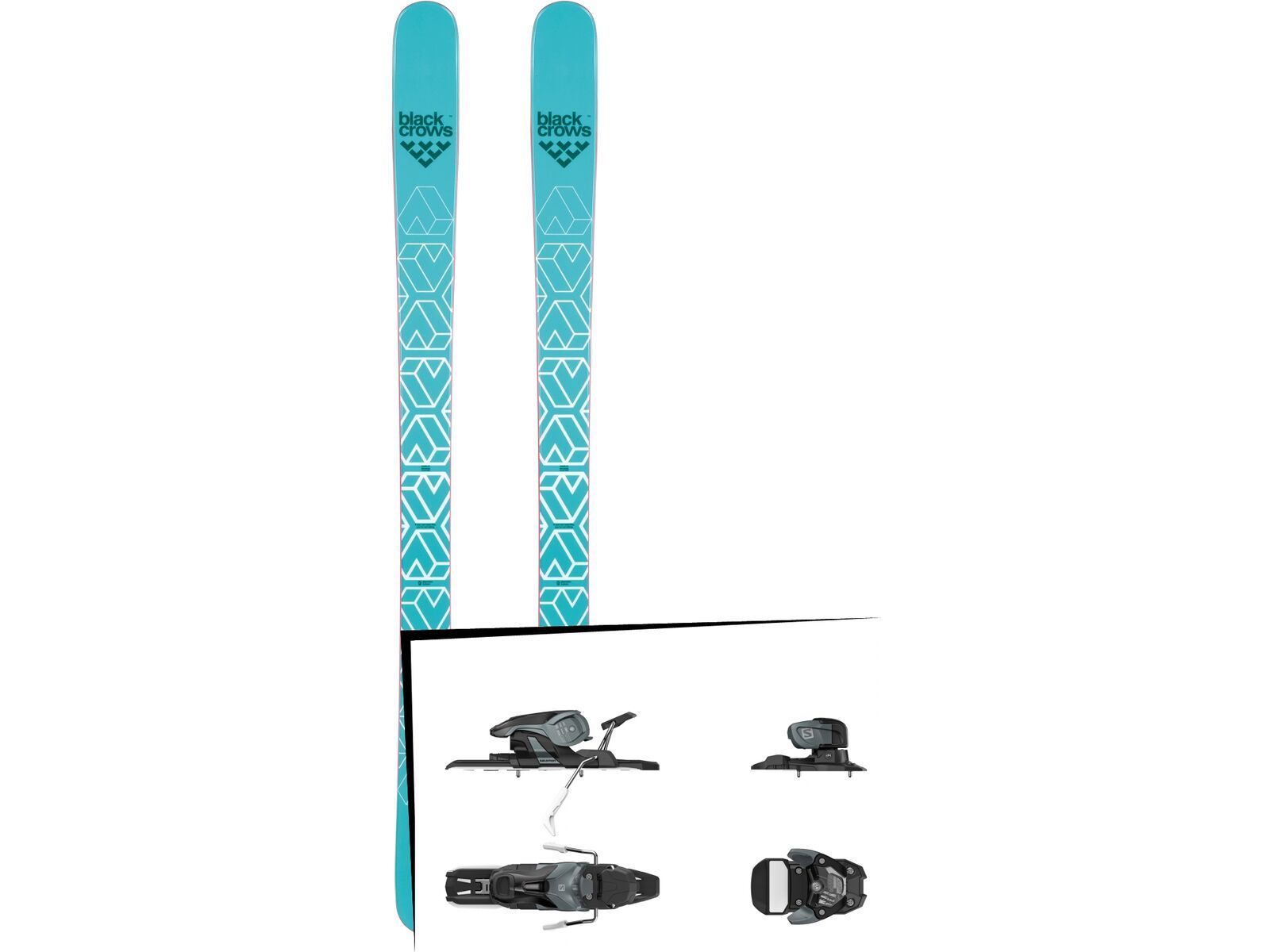 Set: Black Crows Captis Birdie 2019 + Salomon Warden 11 dark grey/black | Bild 1