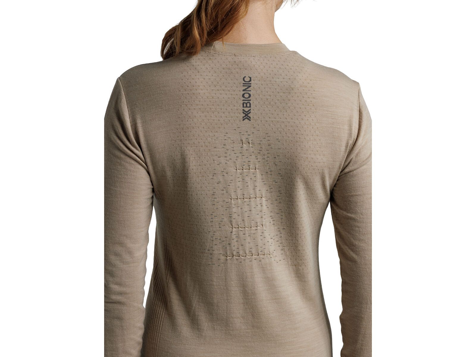 X-Bionic Mightywool Shirt LS Wmn, sand | Bild 8