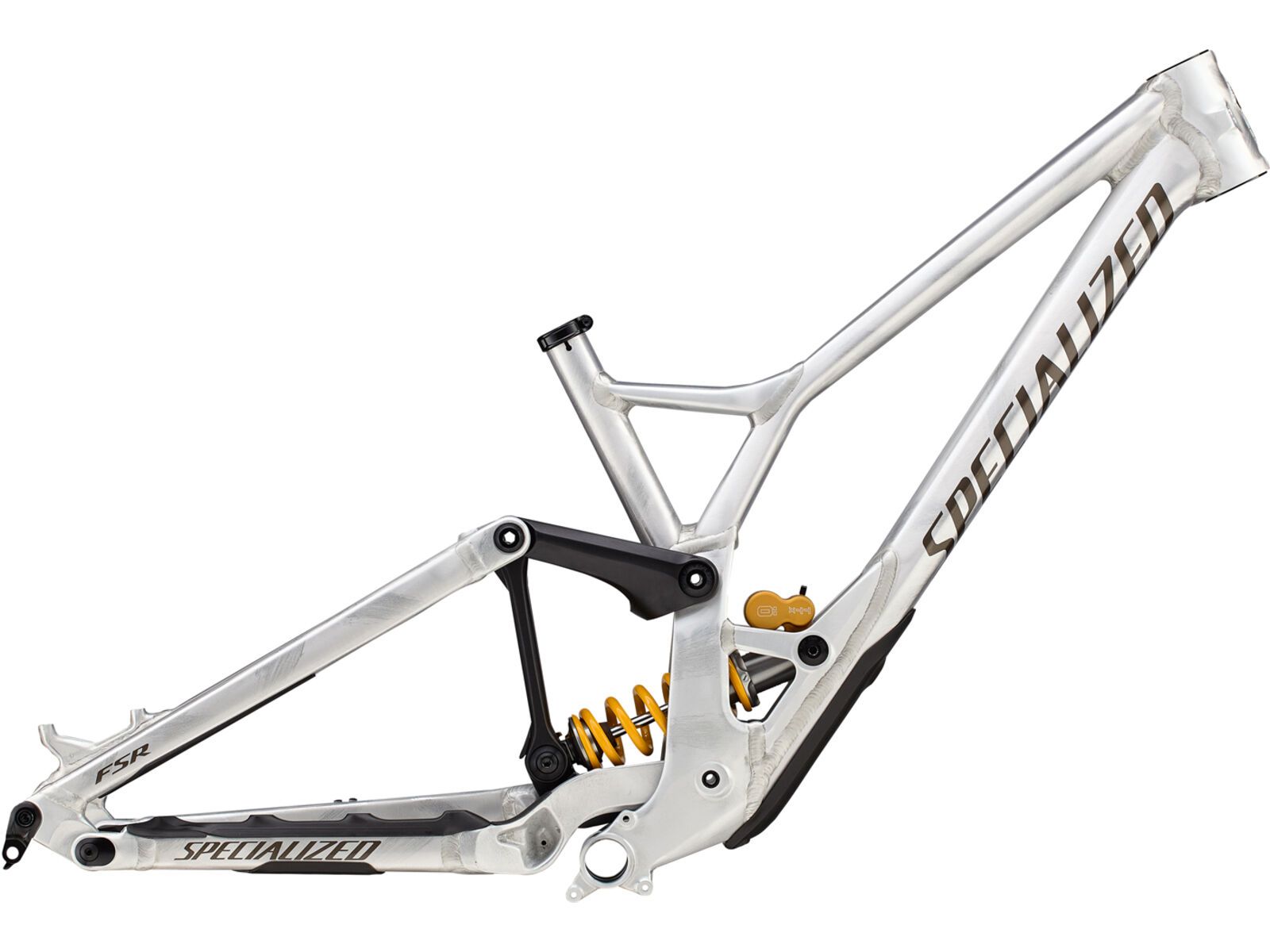 Specialized Demo Race Frame, flake silver/gunmetal/brushed | Bild 1