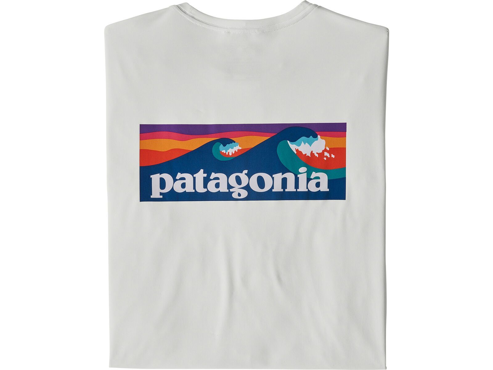 Patagonia Men's Capilene Cool Daily Graphic Shirt Boardshort Logo, white | Bild 4
