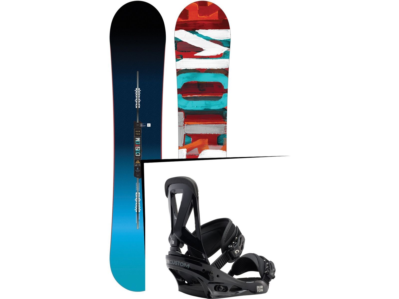 Set: Burton Custom Flying V 2017 +  Custom (1712739S) | Bild 1
