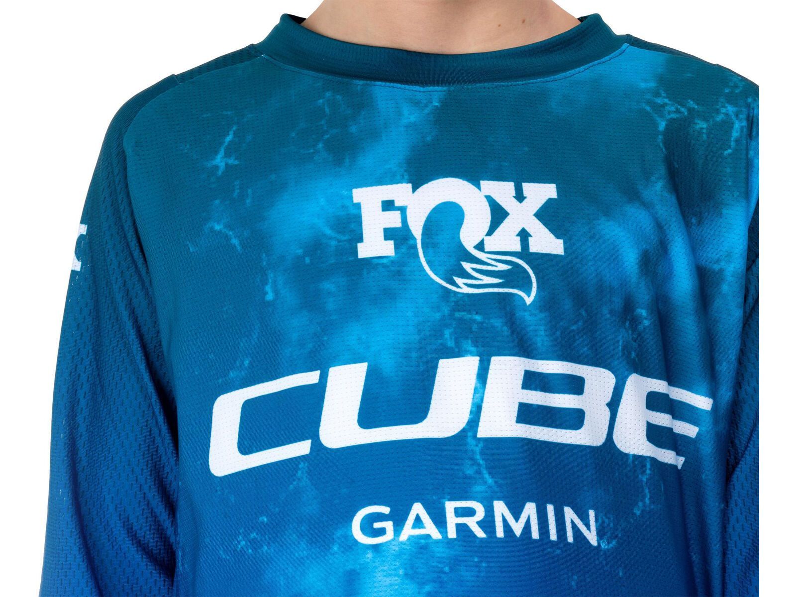 Cube MTB Trikot Rookie X Actionteam langarm, blue´n´green | Bild 3