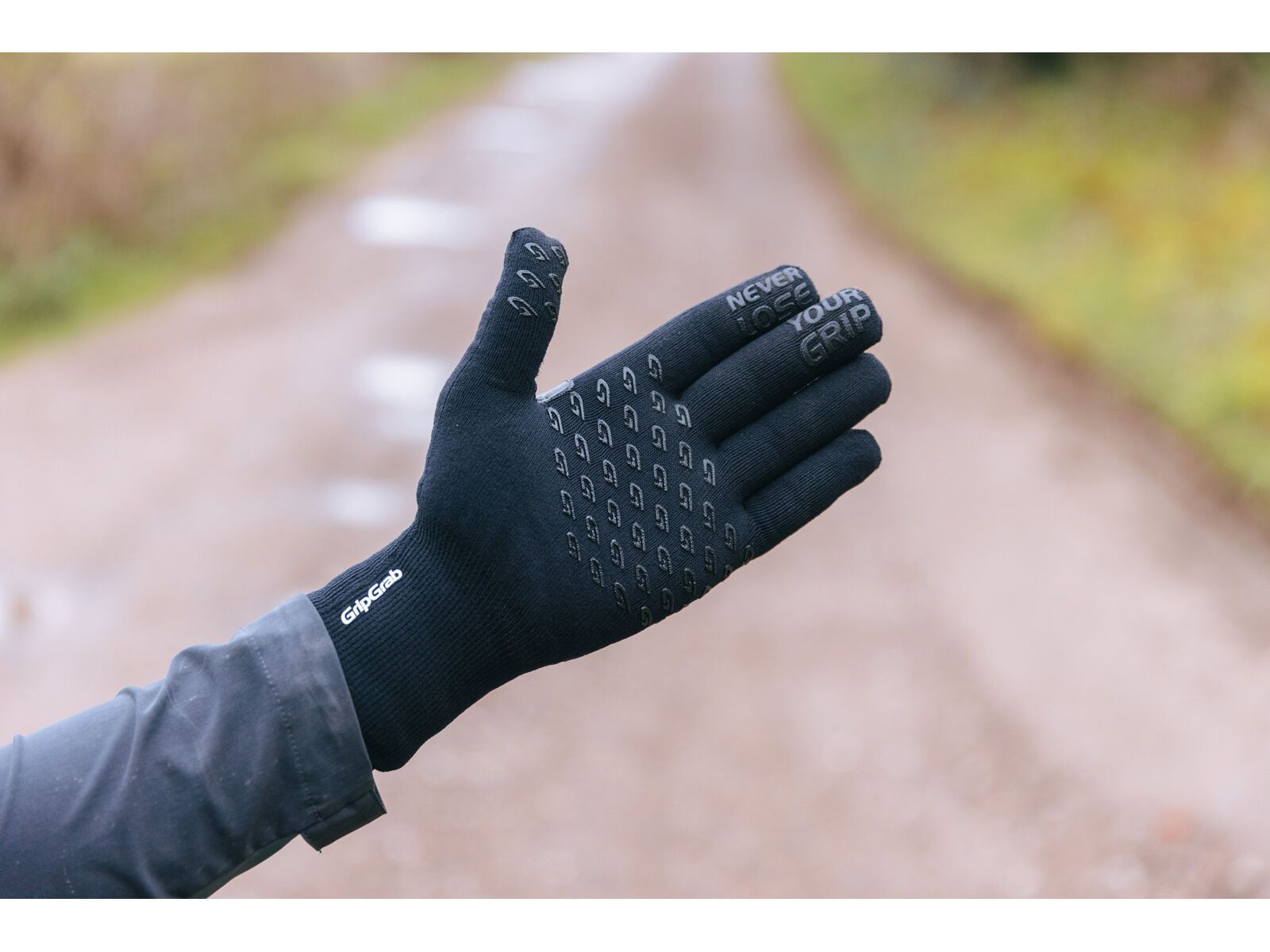 GripGrab Waterproof Knitted Winter Gloves, black | Bild 4