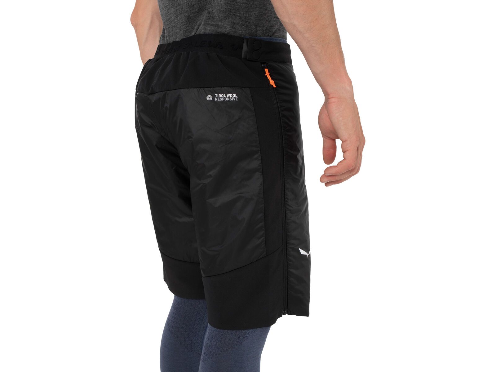 Salewa Sella TirolWool Responsive Shorts Herren, black out | Bild 7