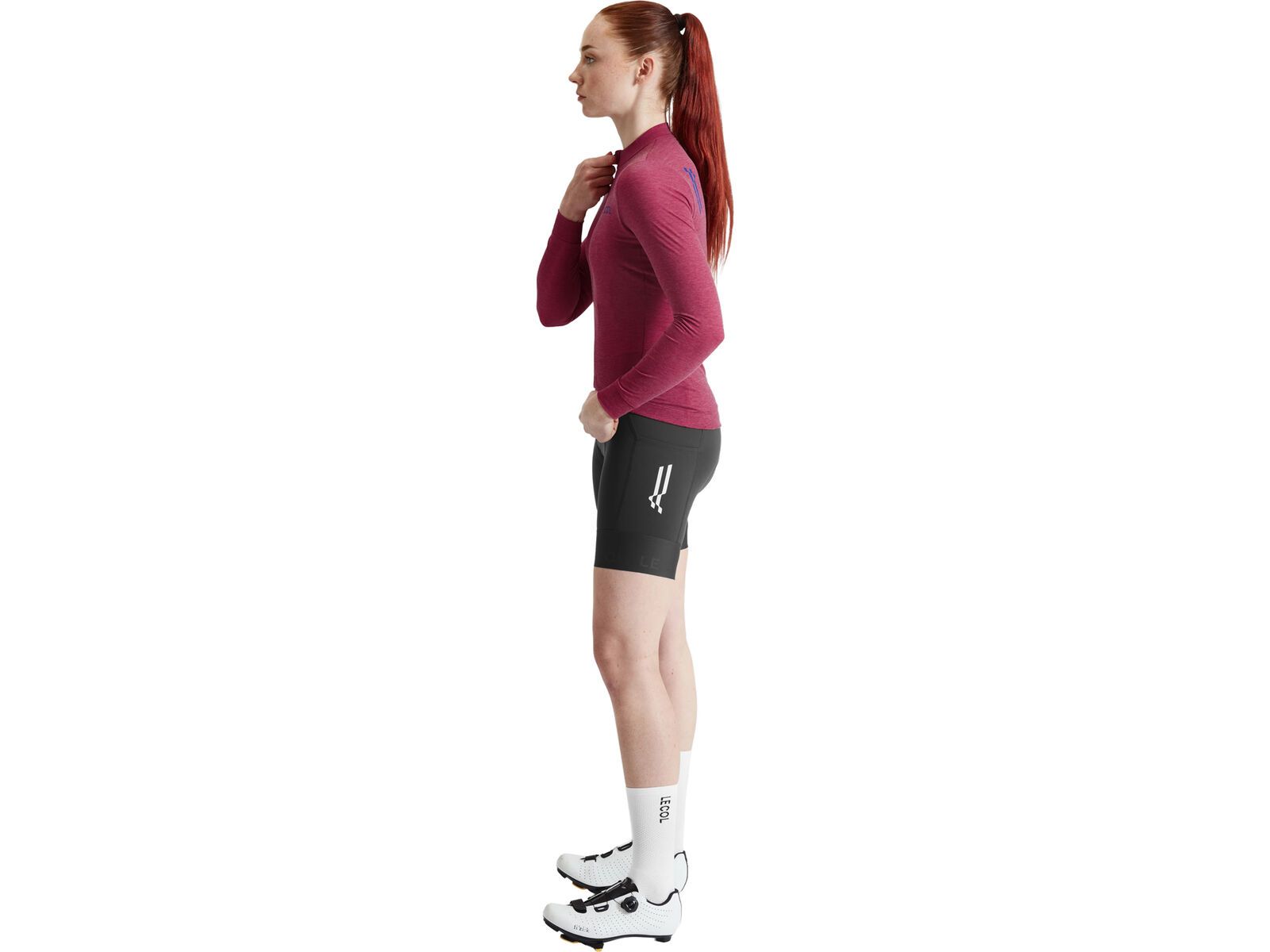 Le Col Womens ARC Merino Long Sleeve Jersey, grape | Bild 6