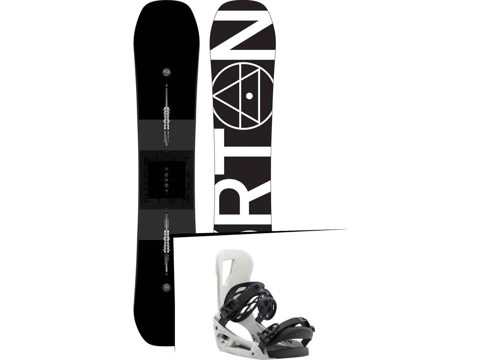 Set: Burton Custom X Flying V 2019 +  Cartel EST (1930918S) | Bild 1