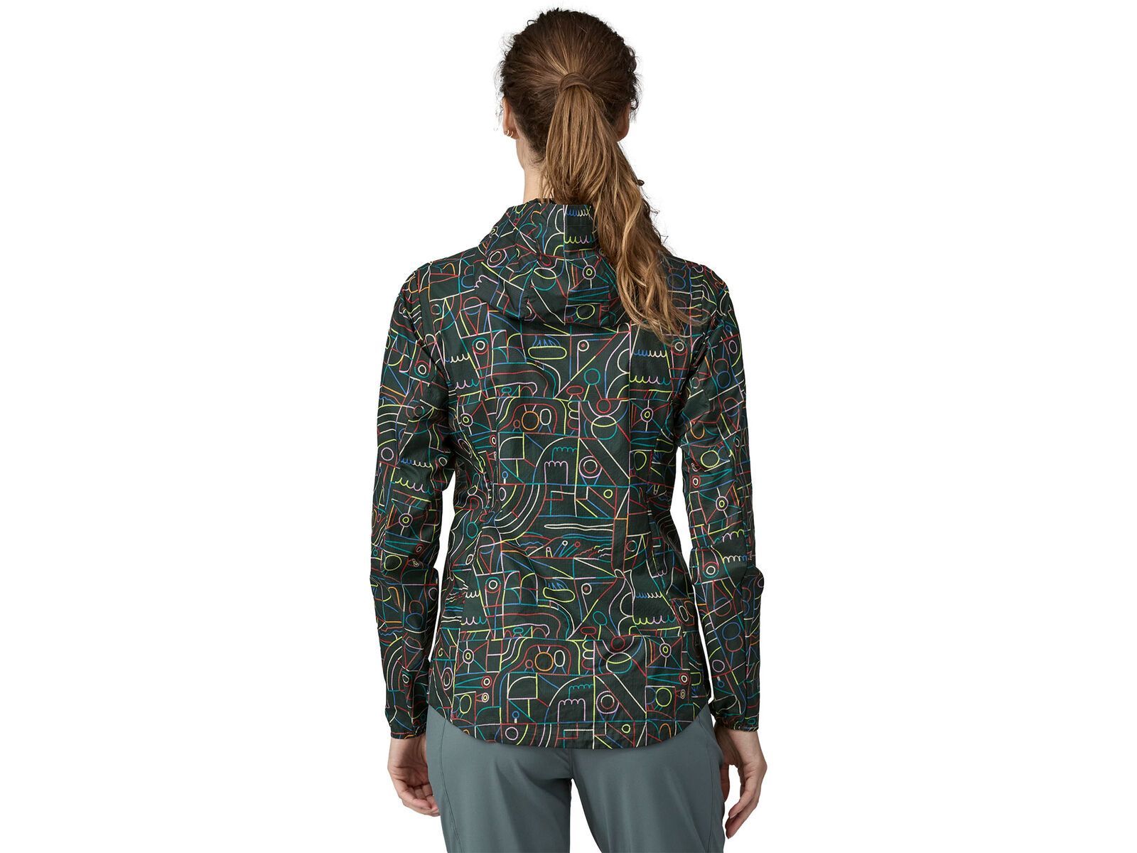 Patagonia Women's Houdini Jacket Lose Yourself Outline, nouveau green | Bild 3