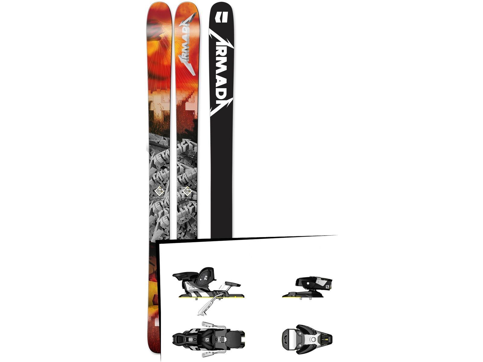 Set: Armada Invictus 95 TI 2016 + Salomon STH2 WTR 13 (1456104) | Bild 1