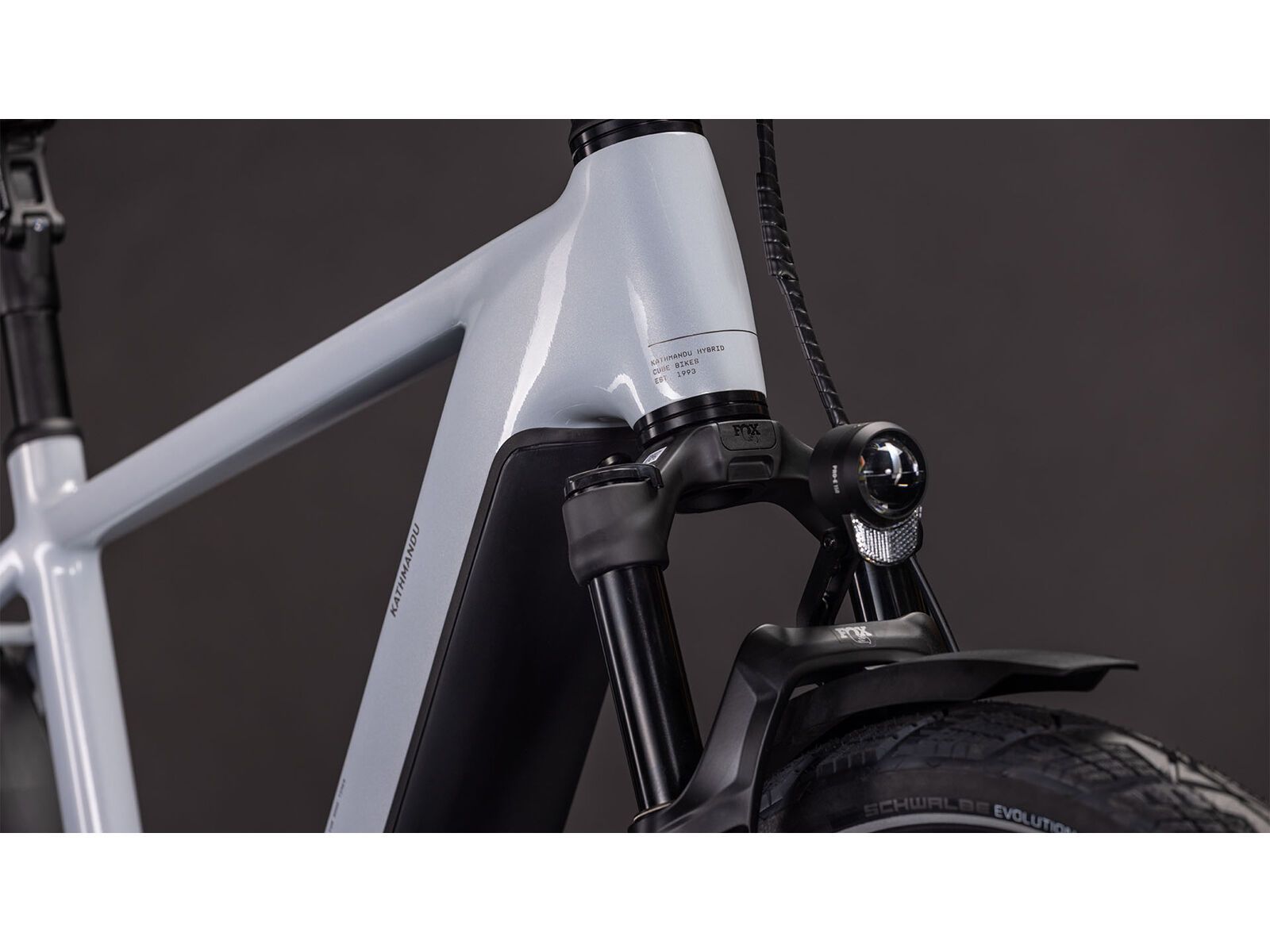 Cube Kathmandu Hybrid SLX 800, foggrey´n´grey | Bild 7