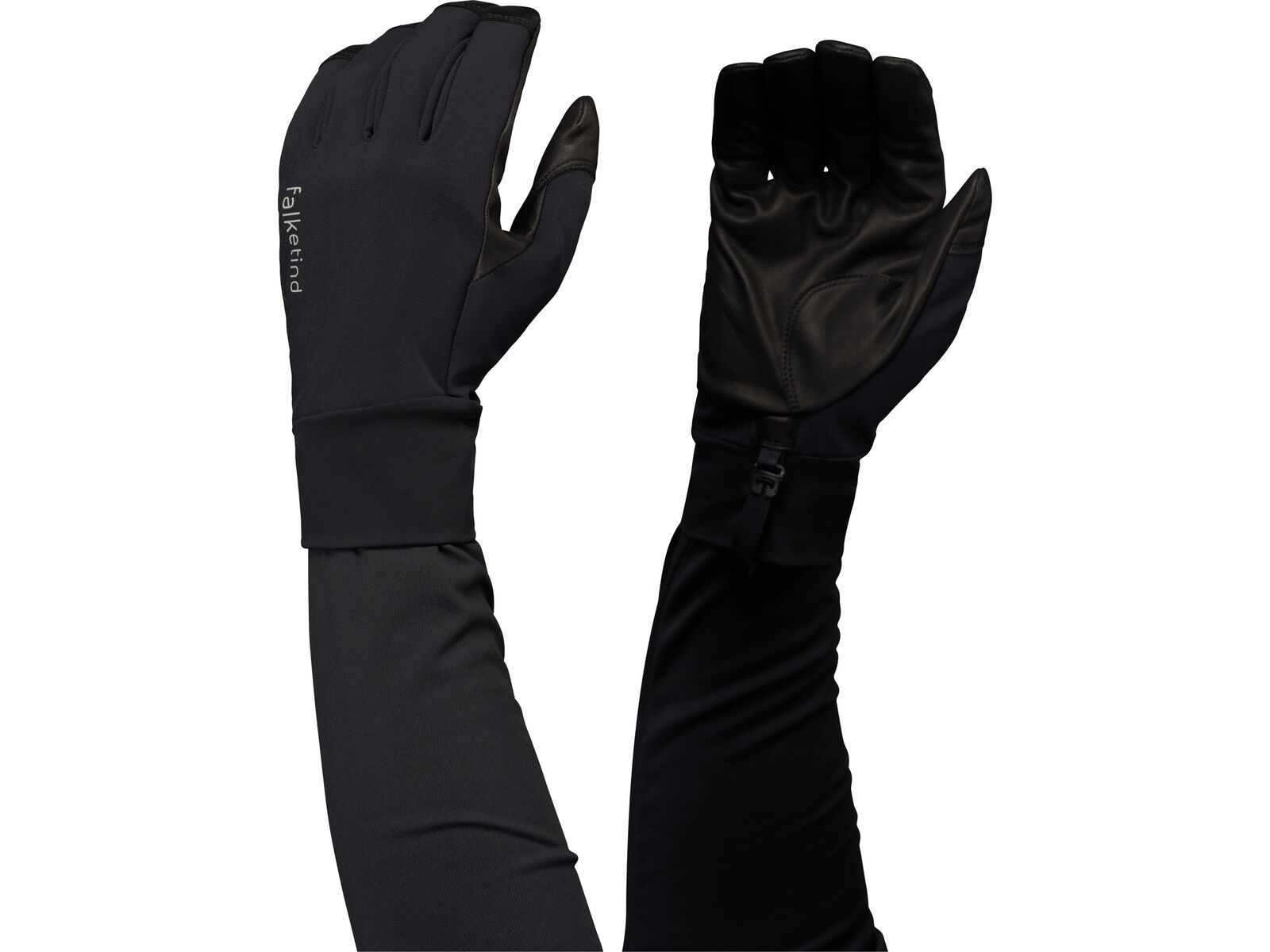 Norrona falketind Windstopper short Gloves, caviar black | Bild 2