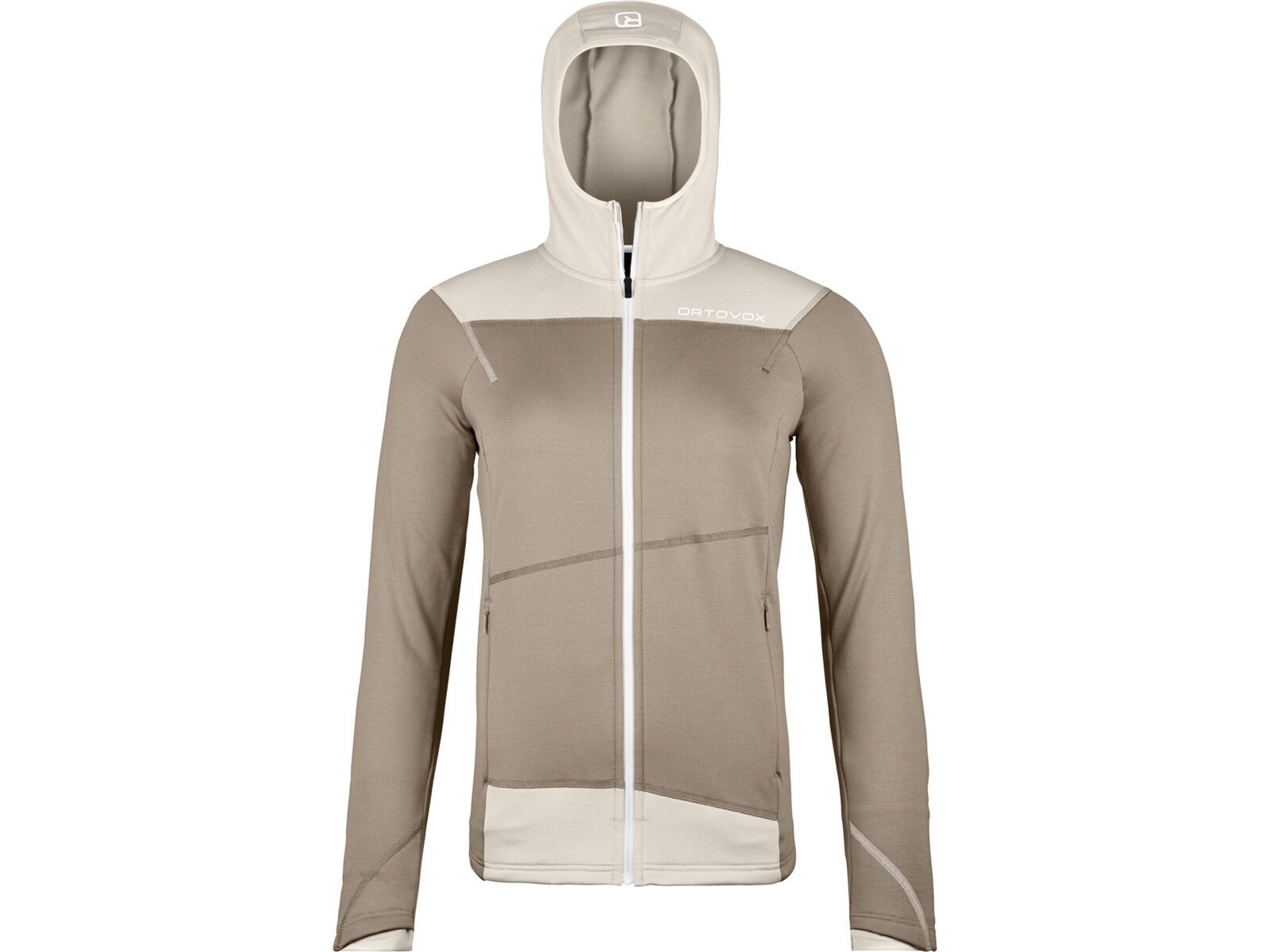 Ortovox Merino Fleece Light Hoody W, grey sand | Bild 1