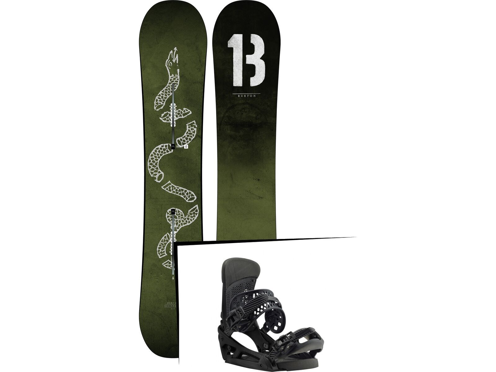 Set: Burton Descendant 2019 + Burton Malavita EST black fade | Bild 1