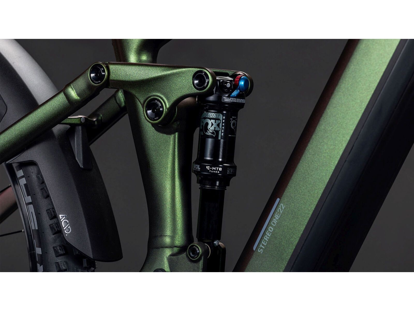 Cube Stereo Hybrid One22 SLX 800 27.5, stellar´n´green | Bild 7