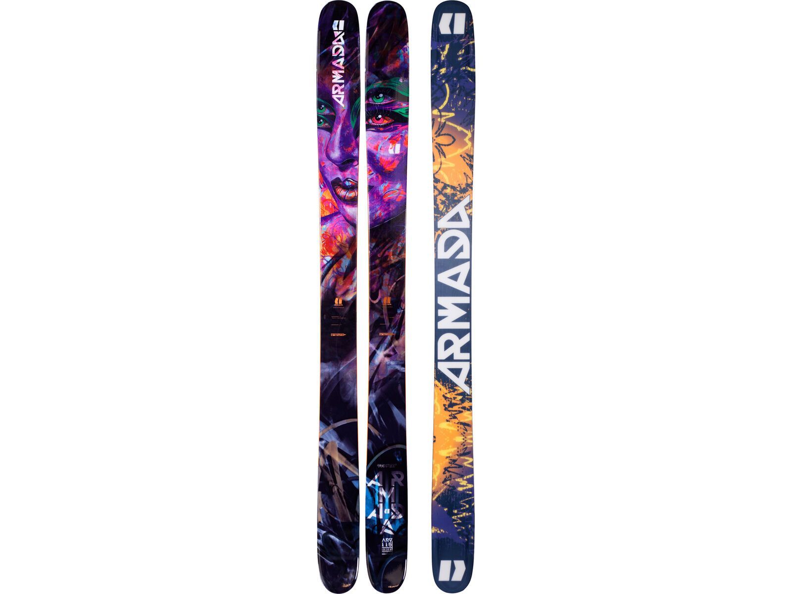 Set: Armada Arv 116 JJ 2018 + Salomon Warden MNC 13 white/black/orange | Bild 2