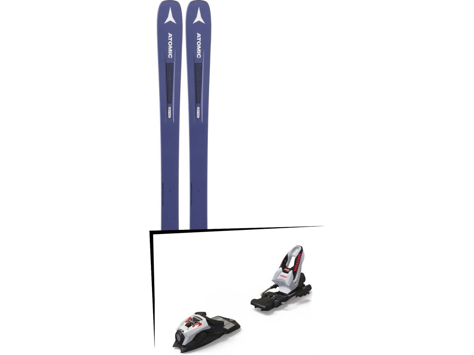 Set: Atomic Vantage 86 C W 2019 + Marker Race Junior 8 white/black/red | Bild 1
