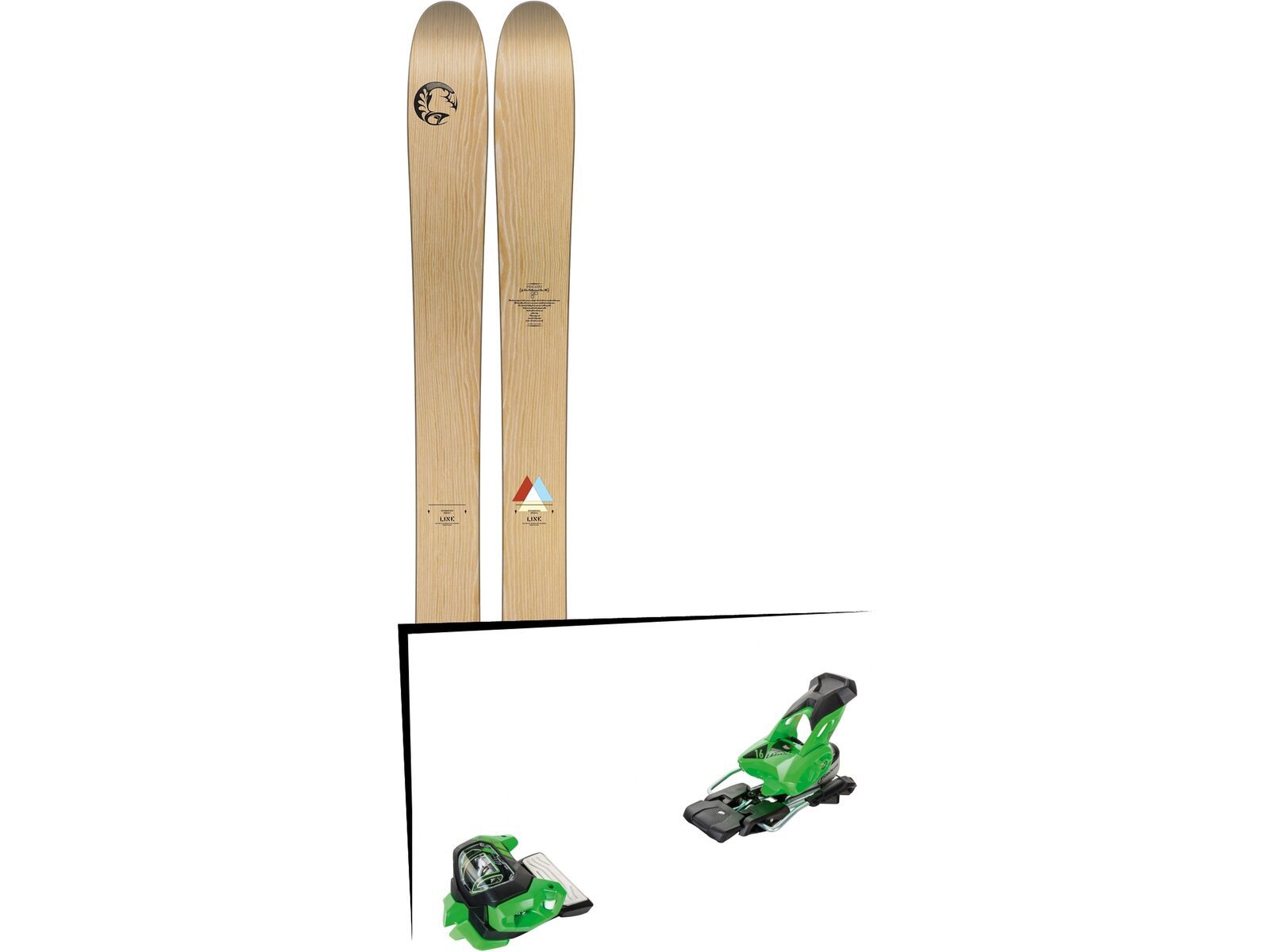 Set: Line Pescado 2018 + Tyrolia Attack² 16 GW green | Bild 1