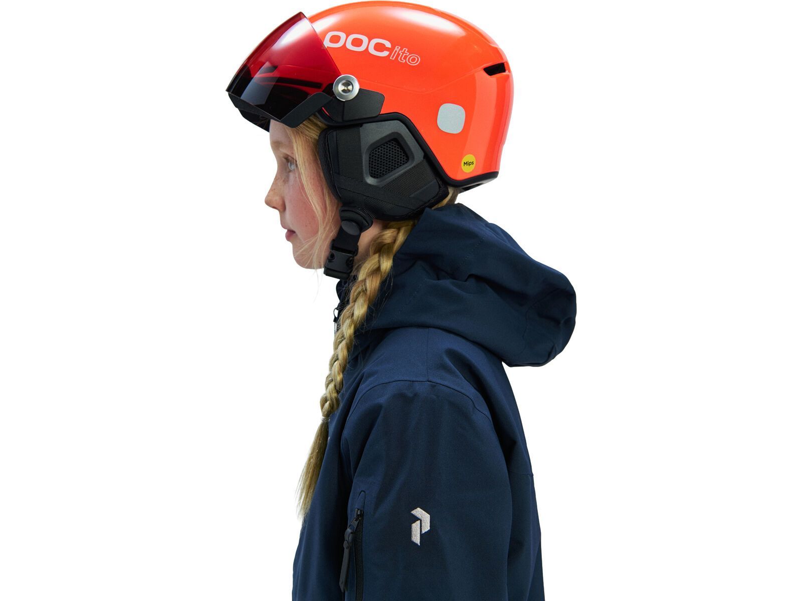 POC POCito Obex Visor, Partly Sunny/Light Orange / fluorescent orange | Bild 9