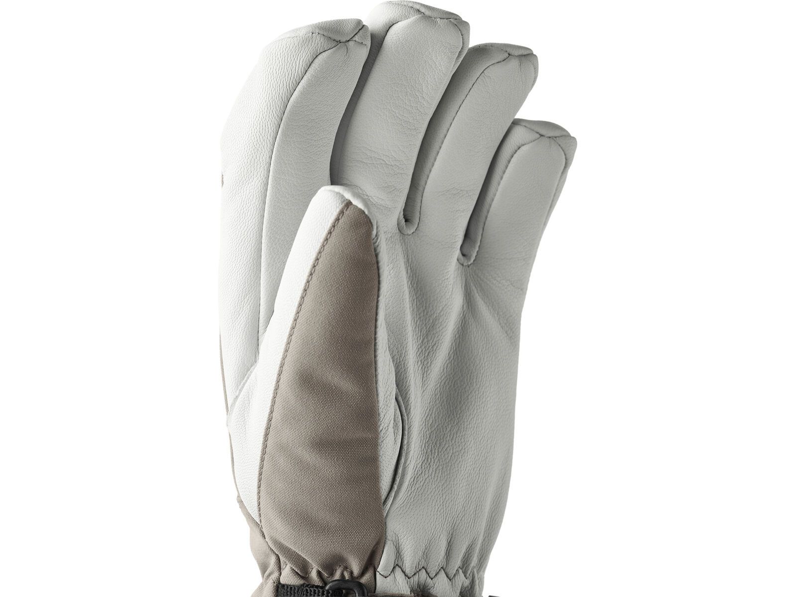 Hestra Army Leather Heli Ski 5 Finger, khaki | Bild 2