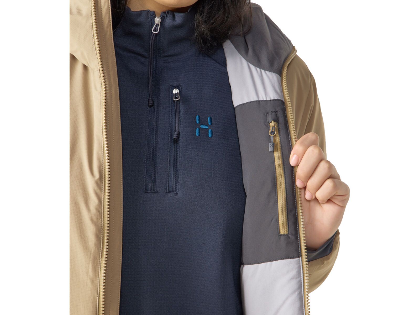 Haglöfs MIMIC Alert Hood Women, oak brown | Bild 8