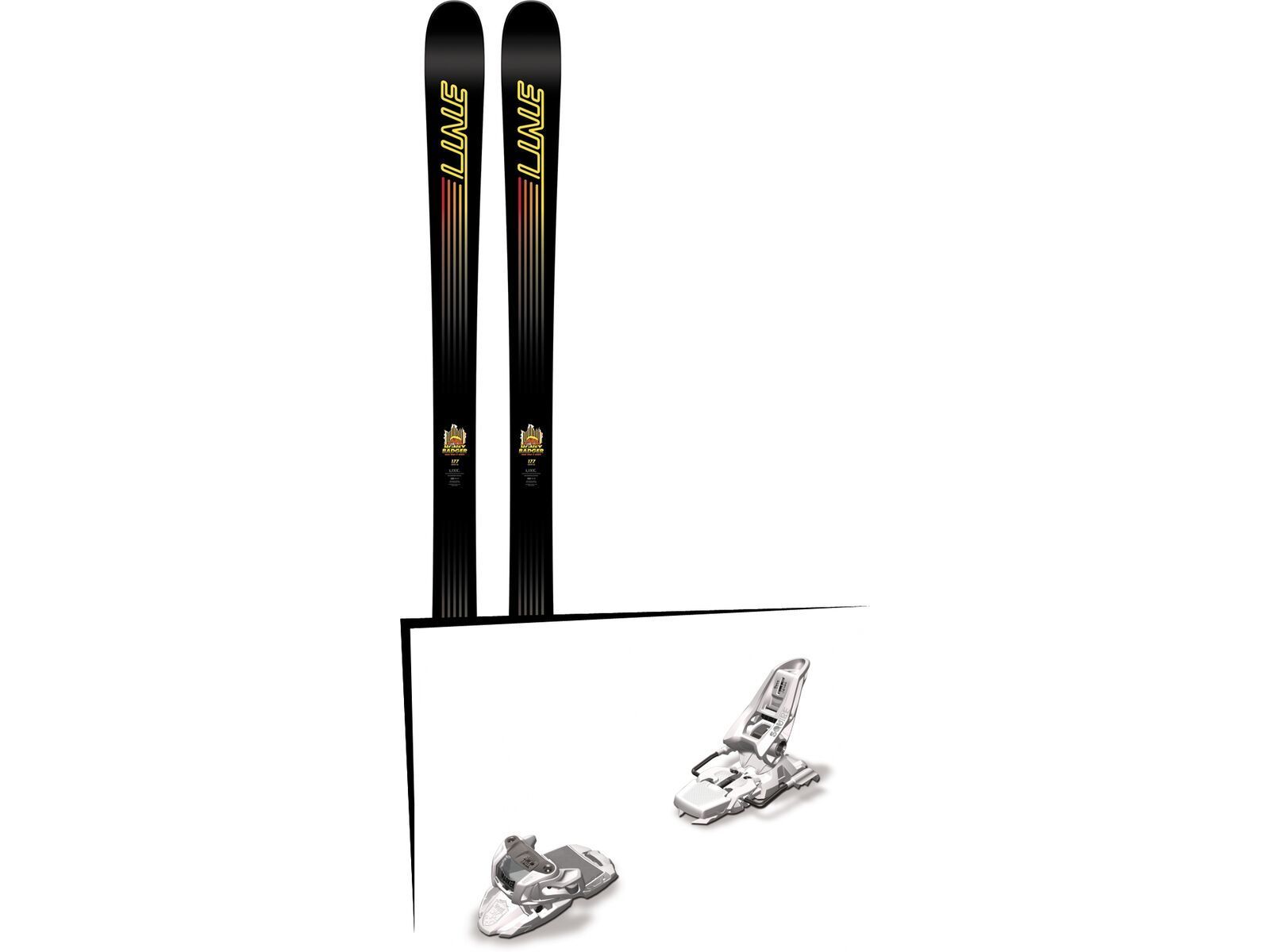 Set: Line Honey Badger 2018 + Marker Squire 11 white | Bild 1