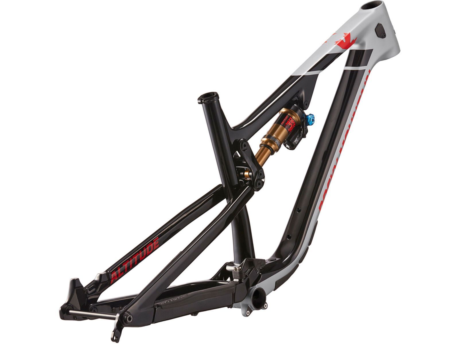 Rocky Mountain Altitude Carbon Frameset, black black/fox racing grey/flaming lips | Bild 4