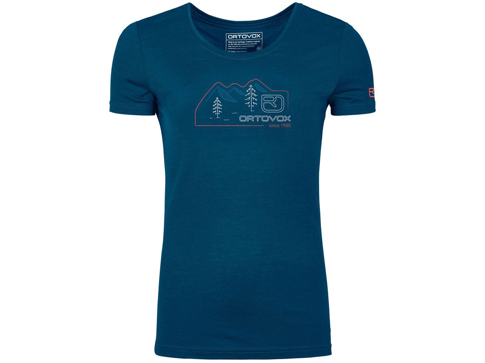 Ortovox 140 Merino Cool Vintage Badge TS W, petrol blue | Bild 1