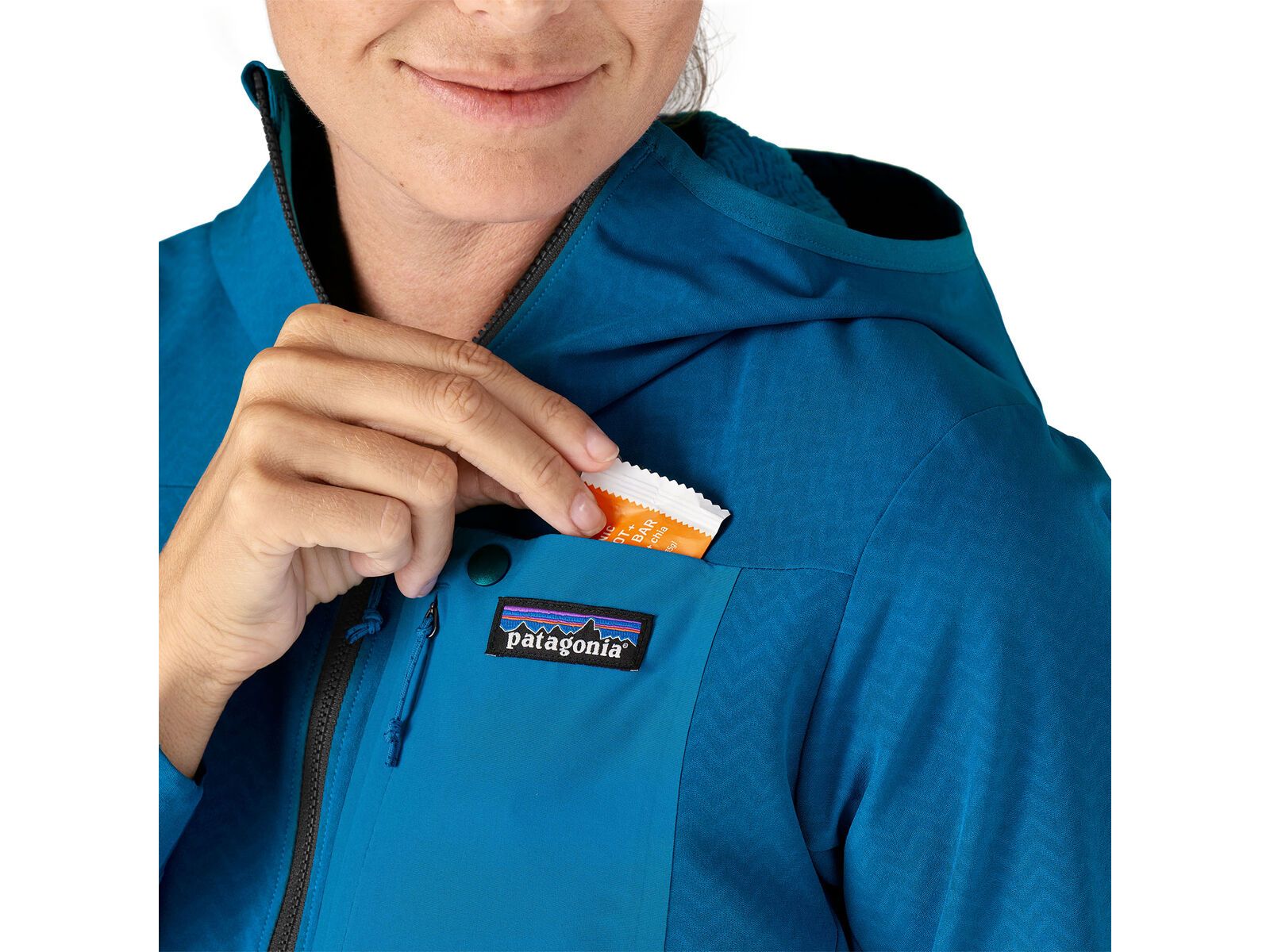 Patagonia Women's R1 CrossStrata Hoody, endless blue | Bild 8