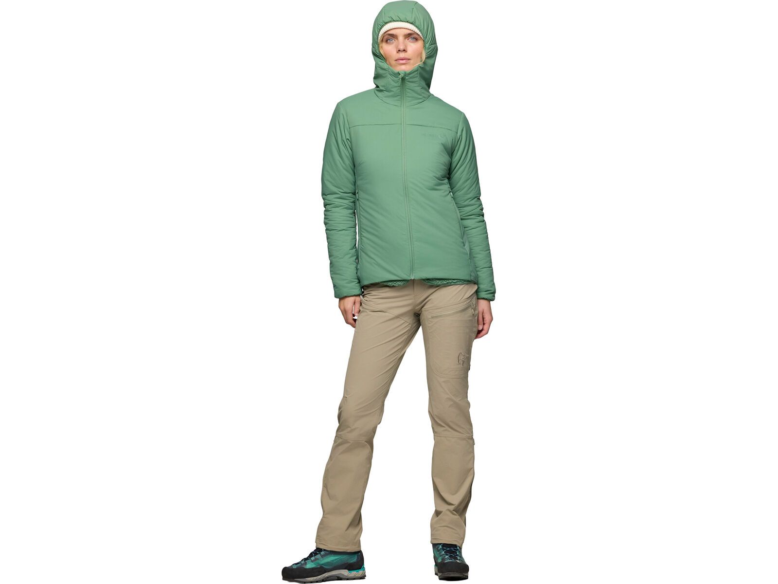 Norrona femund thermo60 Zip Hood W's, dark ivy | Bild 4