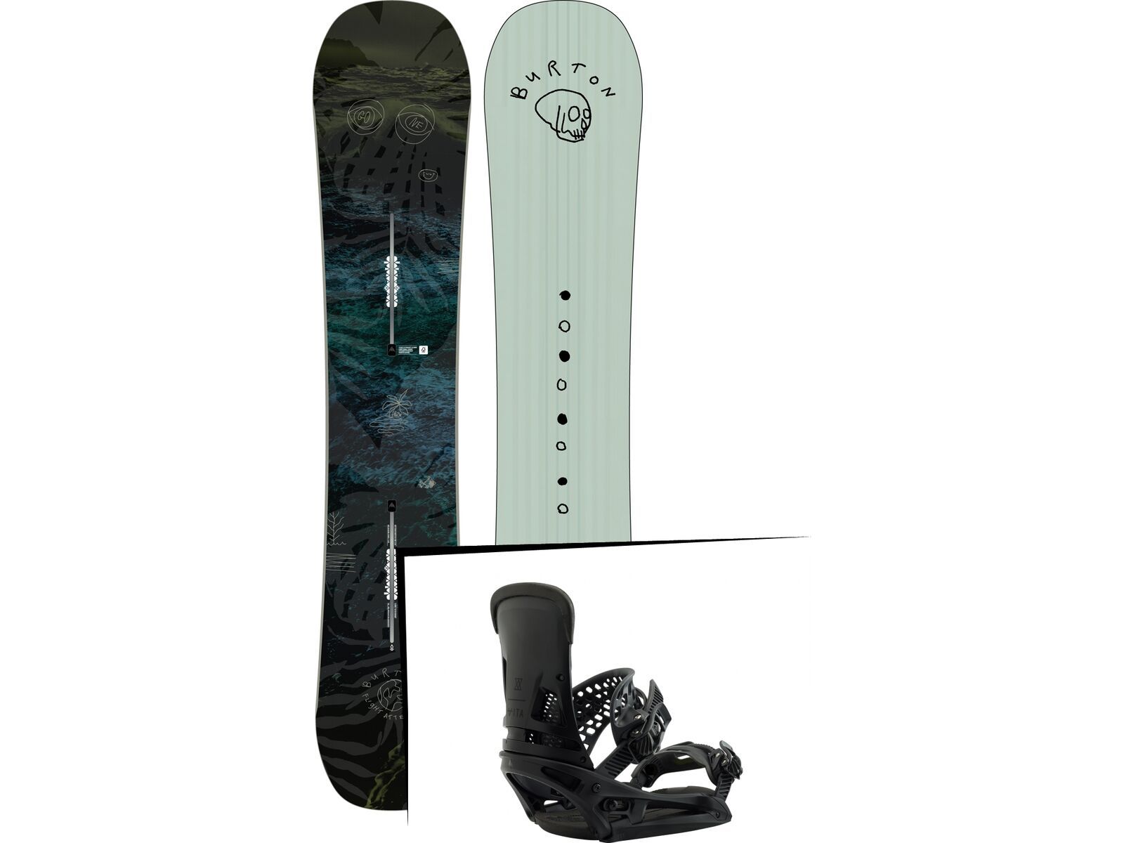 Set: Burton Flight Attendant Wide 2019 + Burton Malavita EST brackish | Bild 1
