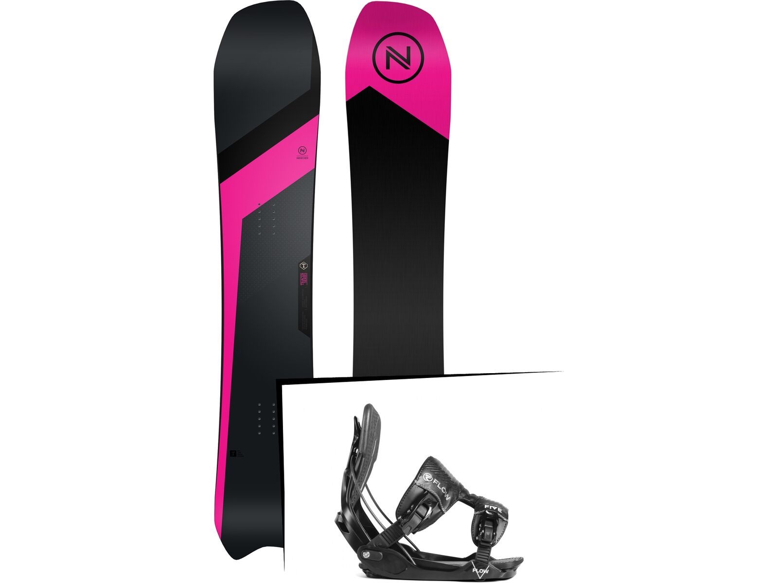 Set: Nidecker Tracer Regular 2019 + Flow Five (2226554S) | Bild 1