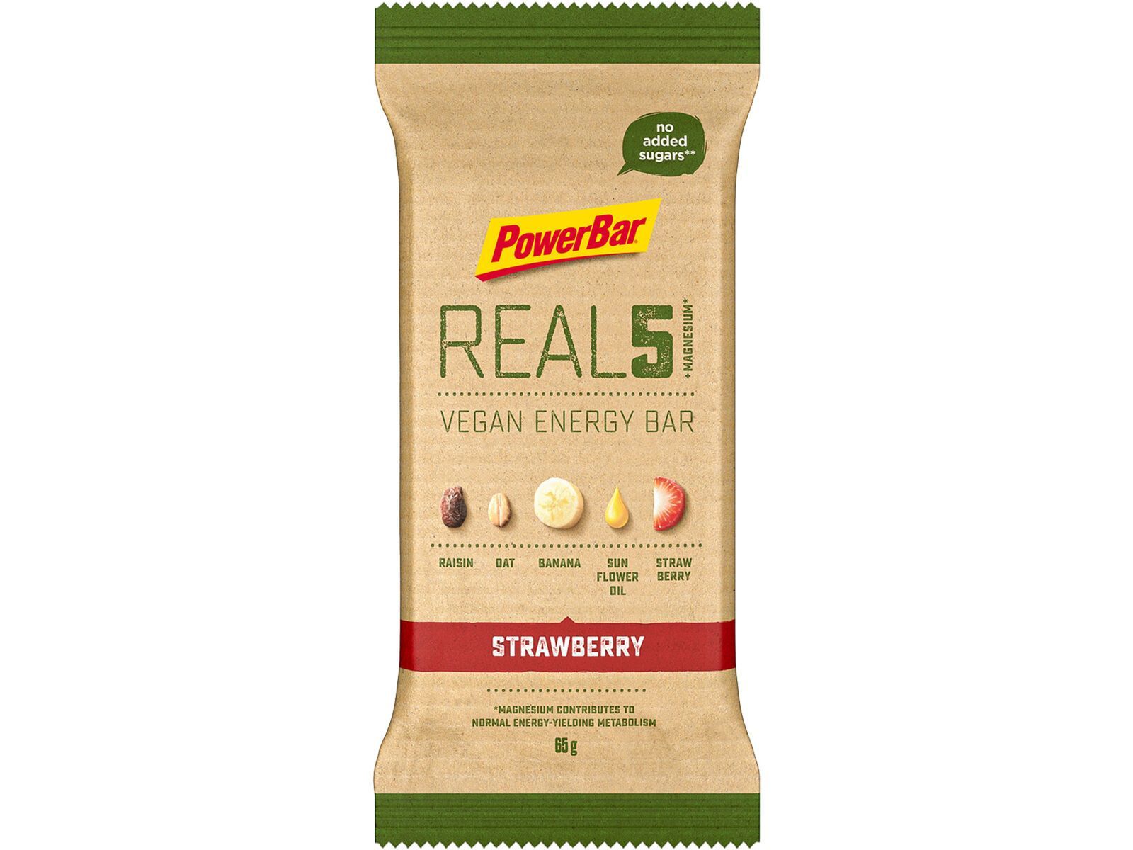 PowerBar Real5 Vegan Energy Bar - Strawberry Raisin | Bild 1