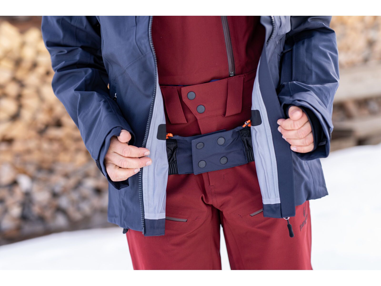 Penguin Frauen 3 Lagen Dermizax Shell Jacke, midnight | Bild 8