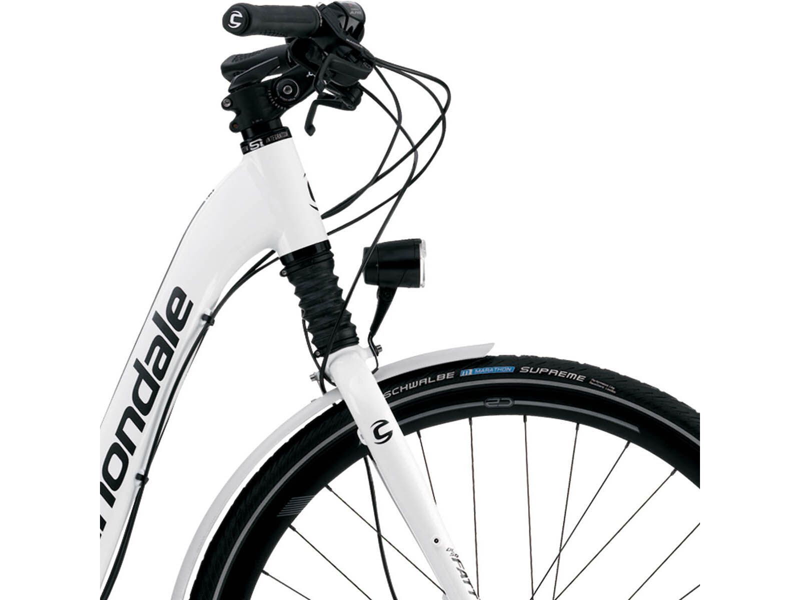 Cannondale E-Series 1 Headshok Step Trough Alfine 300Wh. New HMI, magnesium white gloss | Bild 5