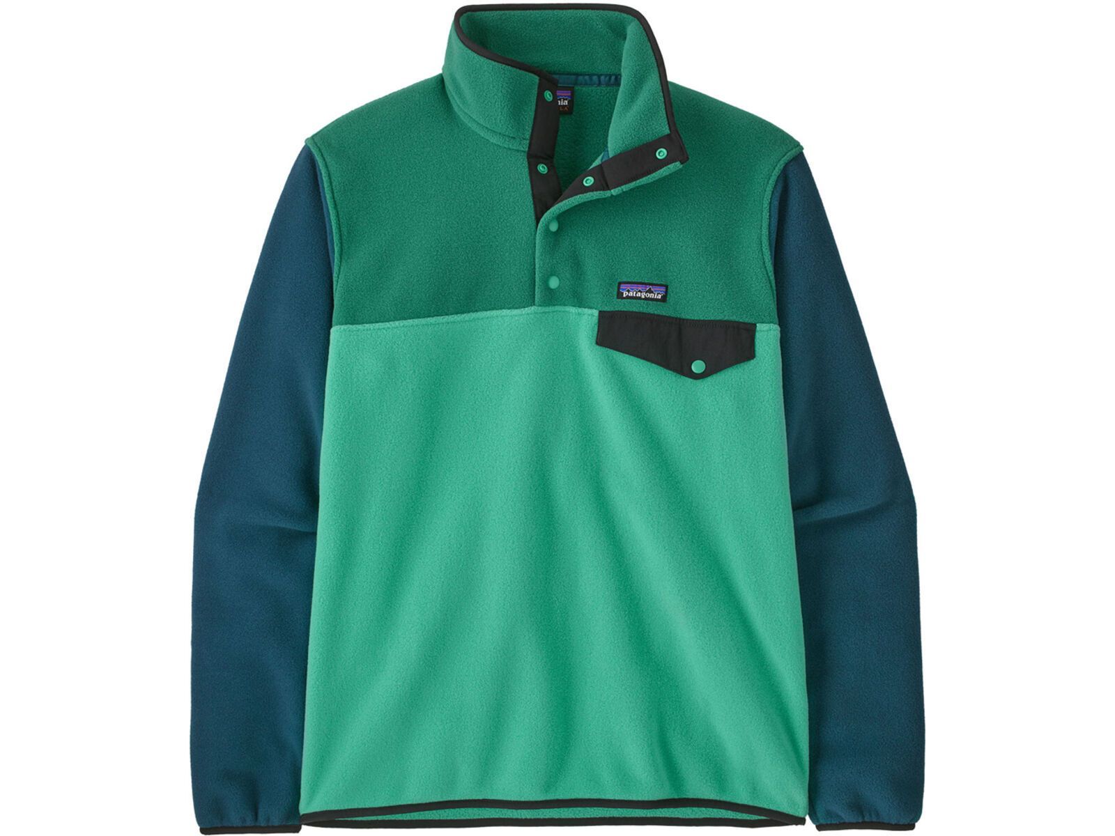 Patagonia Men's Lightweight Synchilla Snap-T Pullover, aqua stone | Bild 1