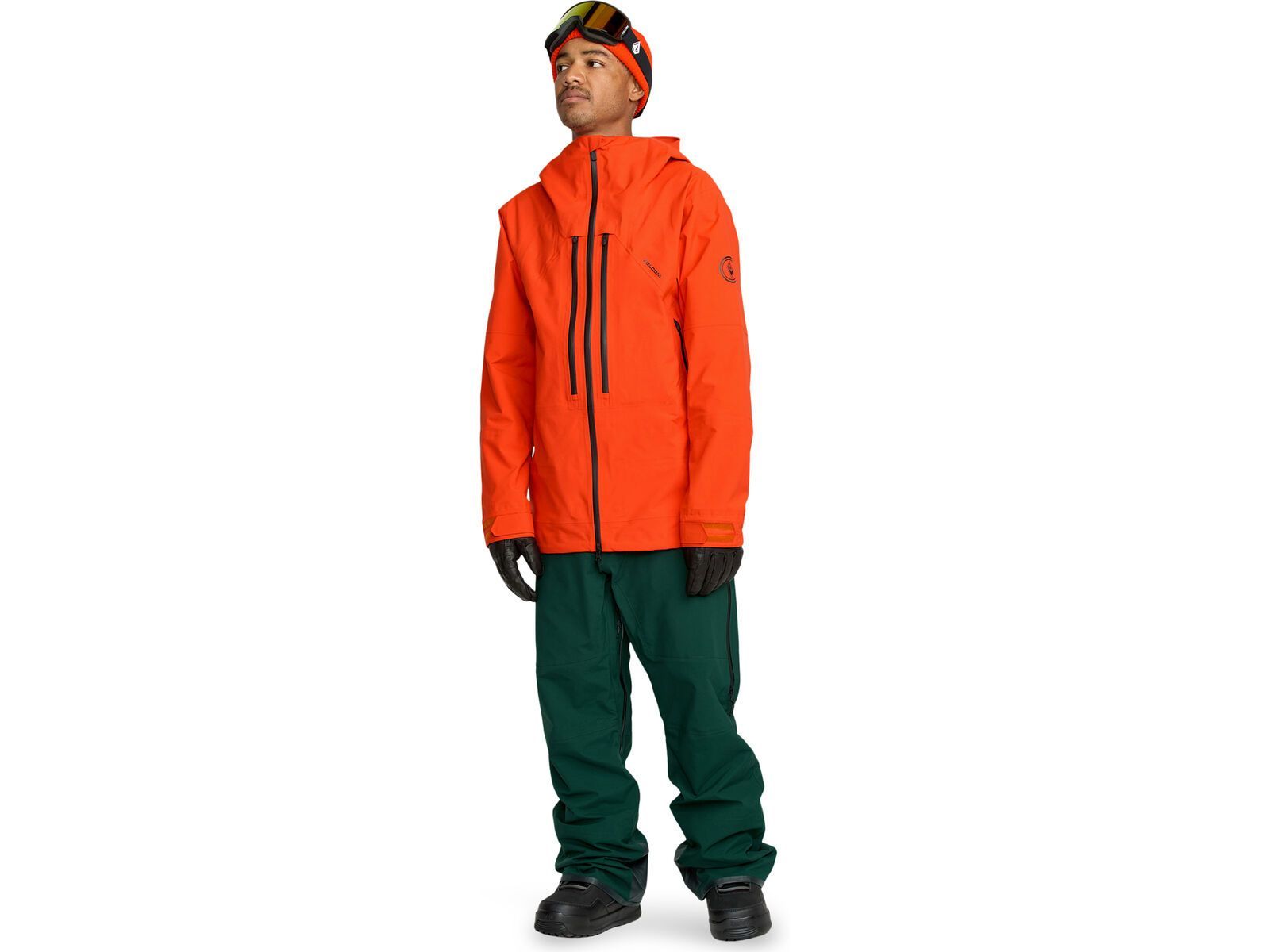 Volcom Anyox Guide Gore Pro Shell Jkt, orange shock | Bild 7