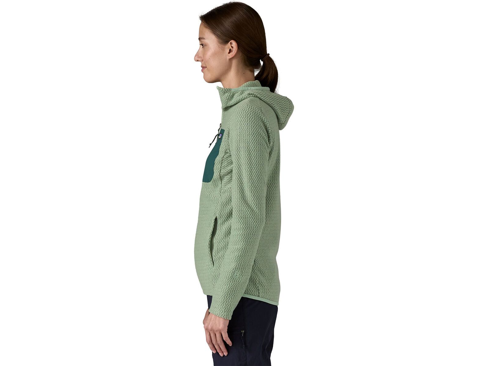 Patagonia Women's R1 Air Full-Zip Hoody, ellwood green | Bild 5