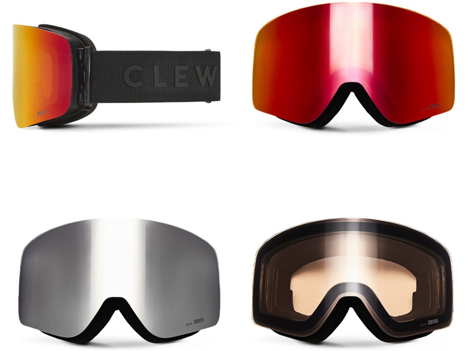Clew Magnetic Goggle Slim, Silver / black | Bild 1
