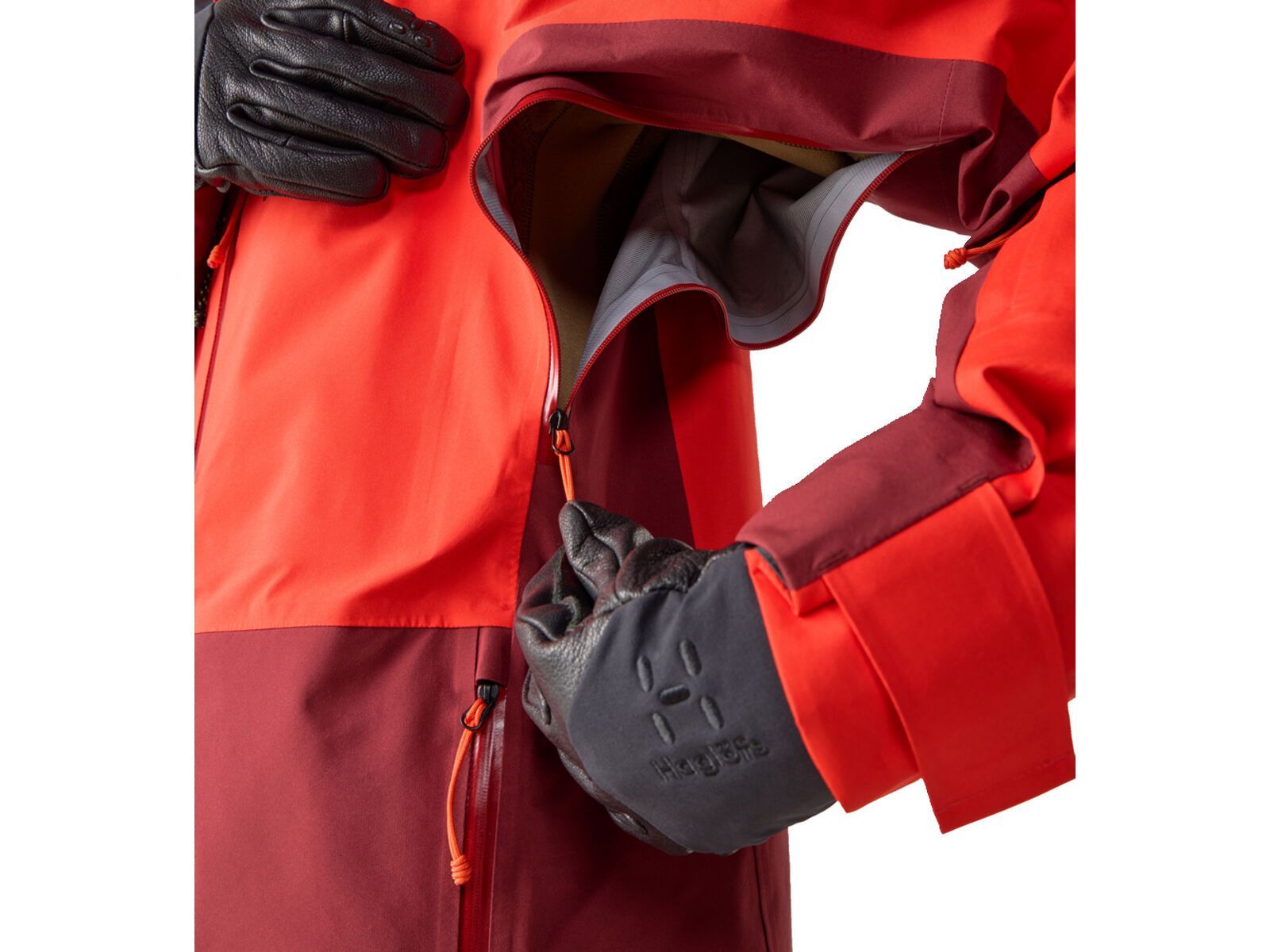 Haglöfs Alper Proof Jacket Women, tech red/carmine red | Bild 7