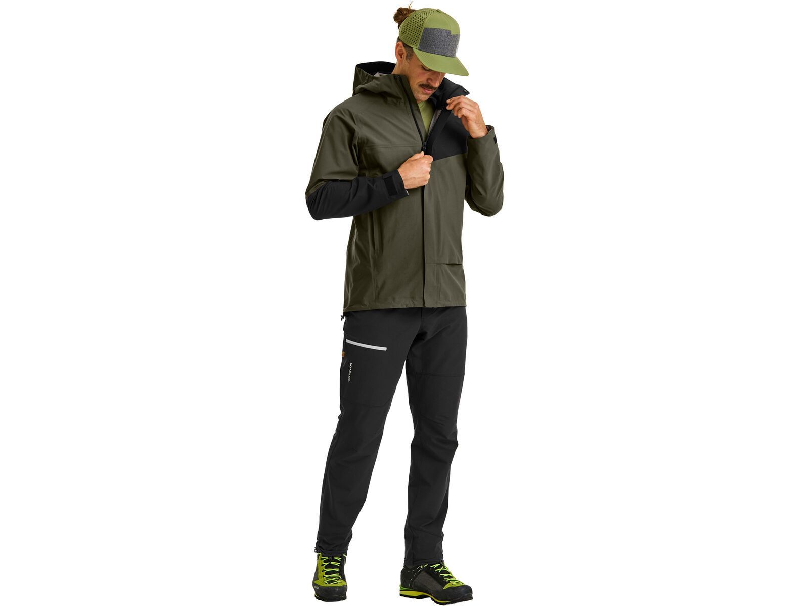 Ortovox Merino Shield Tec Seceda Softshell Pants M, black raven | Bild 8