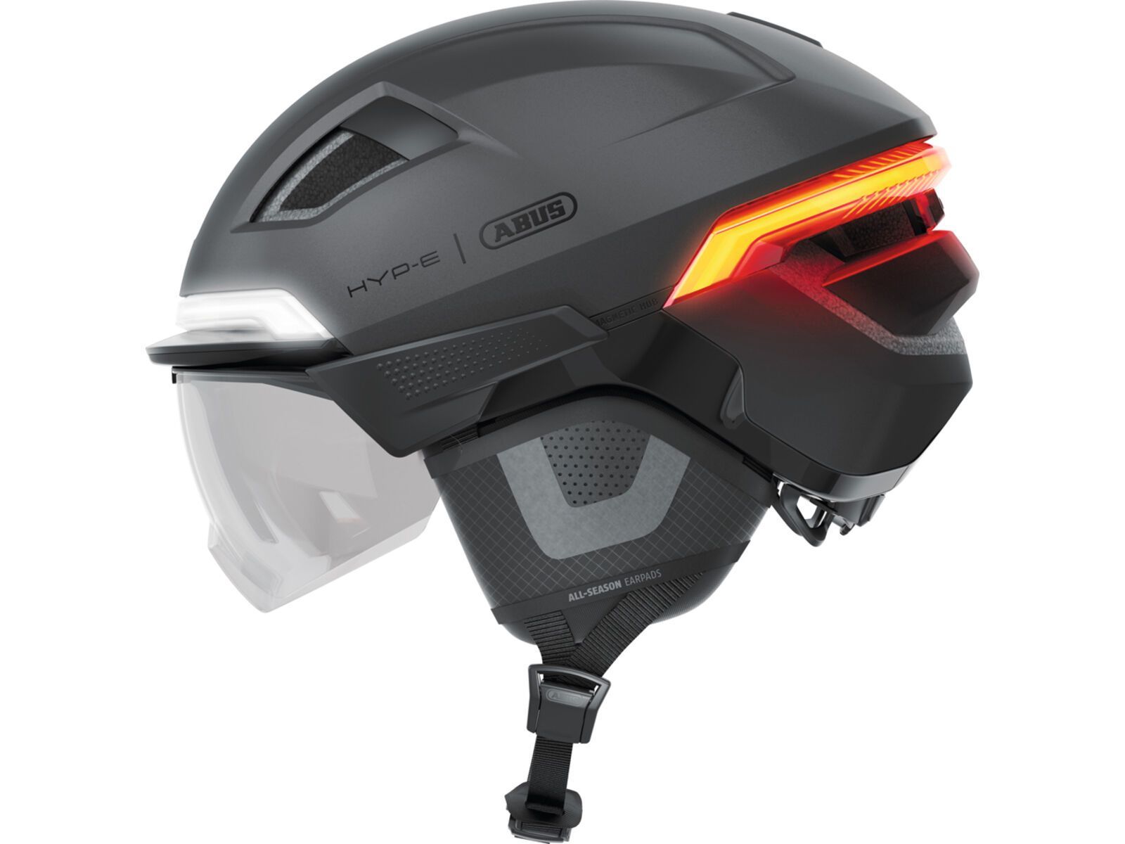 Abus Hyp-E Bl.ace, Clear / volcano titan | Bild 2
