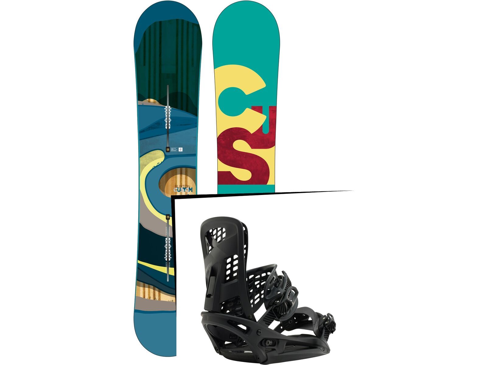 Burton Set: Custom Wide 2016 + Burton Genesis EST | Bild 1