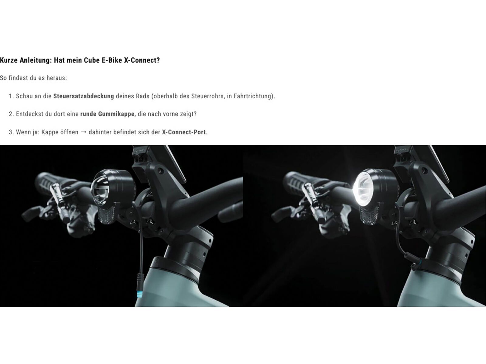 Cube Acid E-Bike Steuersatzabdeckung X-Connect Set | Bild 7