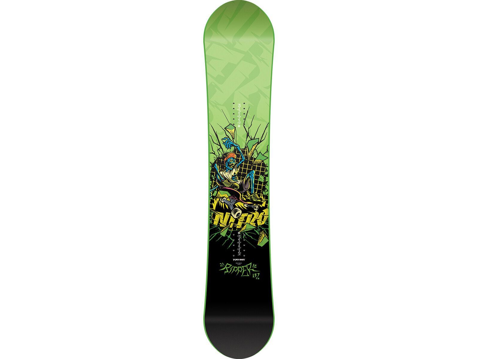 Set: Nitro Ripper Youth 2017 + Nitro Charger 2017, lime - Snowboardset | Bild 2