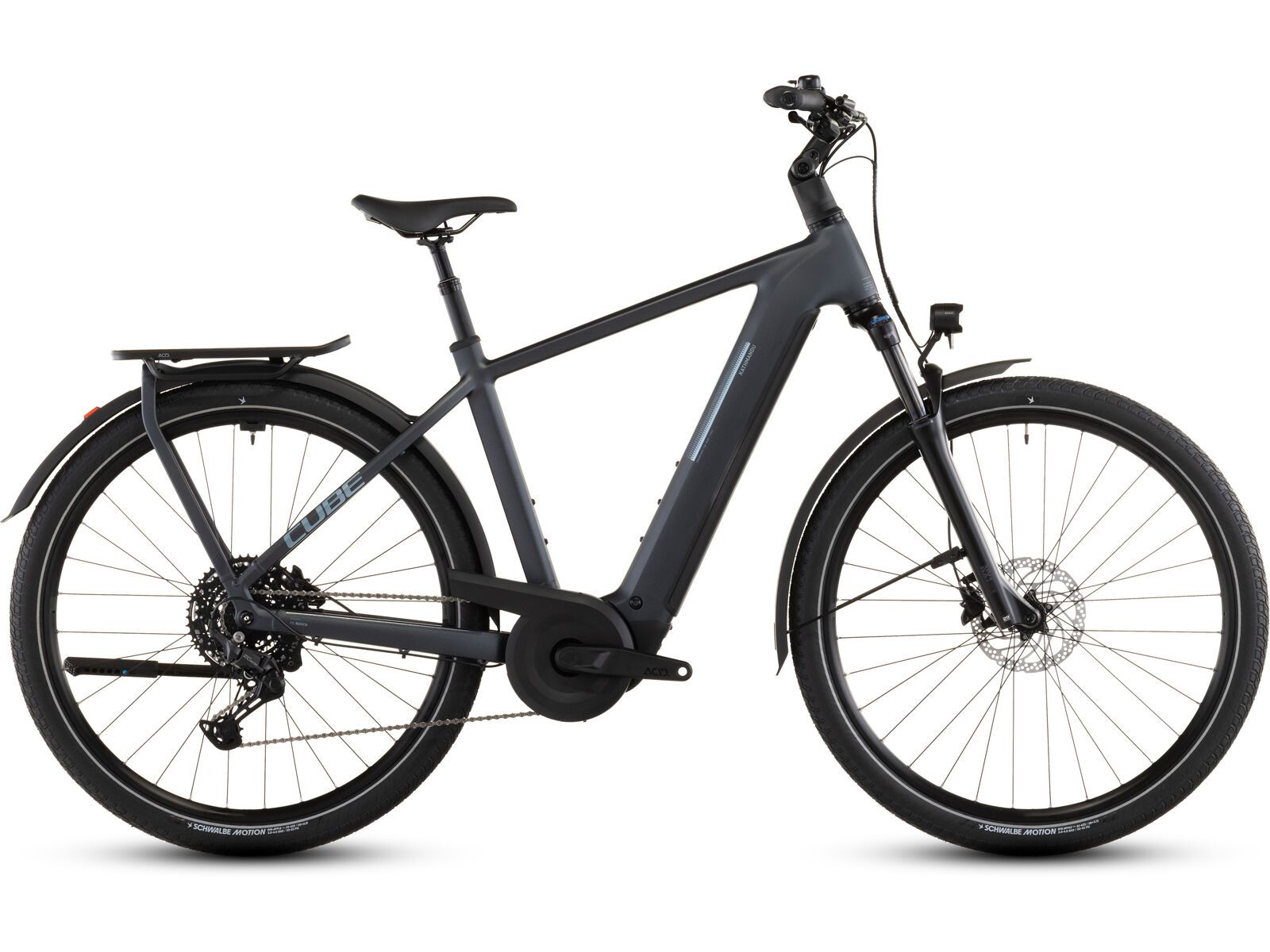 Cube Kathmandu Hybrid One 800, metallicgrey´n´grey | Bild 1