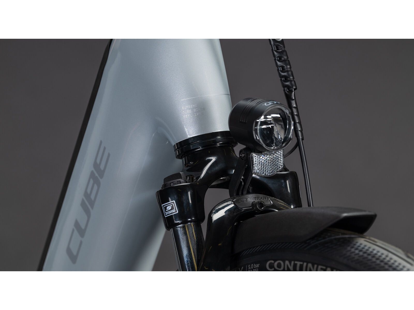 Cube Supreme Hybrid Comfort One 600 Easy Entry 28, foggrey´n´reflex | Bild 8