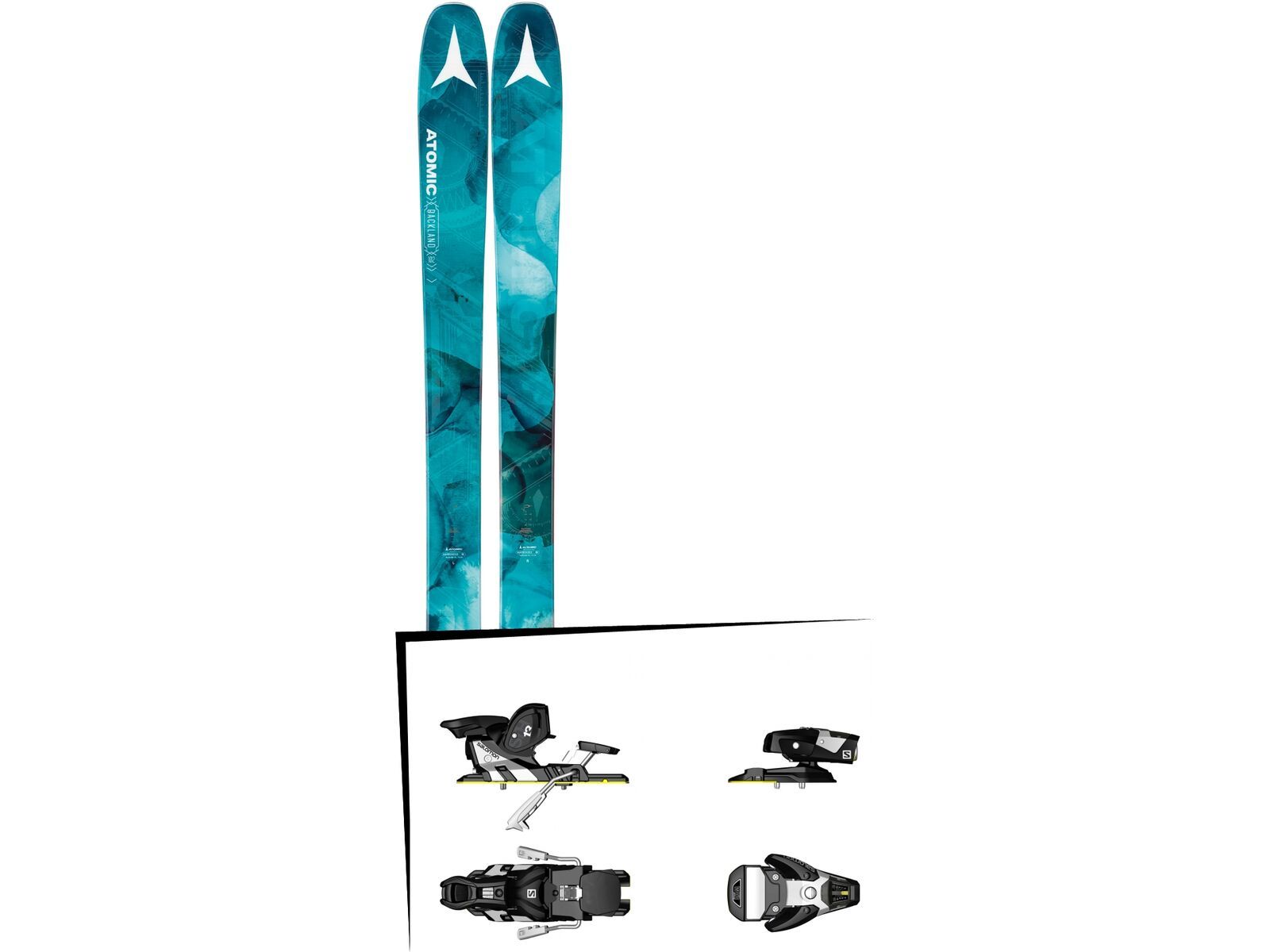 Set: Atomic Backland FR 2017 + Salomon STH2 WTR 13 (1456104) | Bild 1